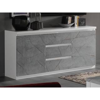 👉 Dressoir wit marmer ROMEO 2 deuren en 3 lades marmer/wit 5400551341679 5400551376312 5400943156997