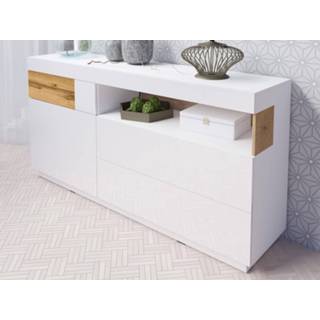 👉 Dressoir wit eik SILAC 1 deur 3 lades wit/wotan 5400551302779 5400943157666