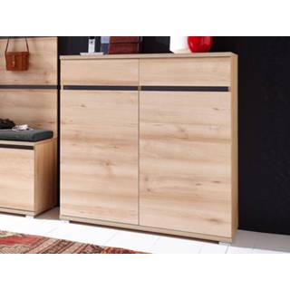 👉 Schoenen kast eik Schoenenkast LIVINGSTONE 2 deuren lades noble 5400551284990 5400943147452