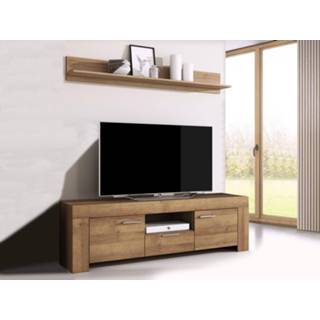 👉 Eik Tv-meubel set SKYLINE 2 deuren 1 lade riviera 5400551419910