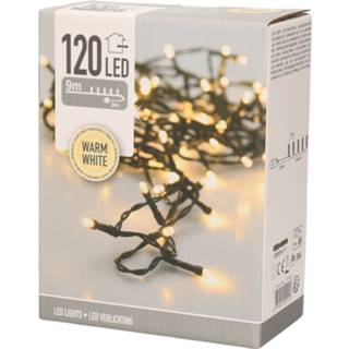 👉 Kerstverlichting witte wit kunststof warm kerstlampjes 120 lichtjes
