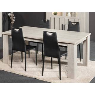 👉 Eettafel eik Rechthoekige GILLY 180 cm gebleekt 5400551320650