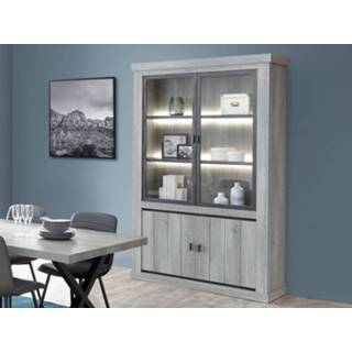 👉 Vitrinekast MADRAS 4 deuren dark forest 5400551303066