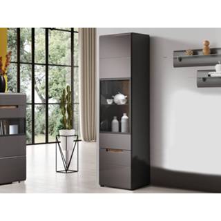 👉 Vitrinekast HERCULE 1 deur (links) antraciet/appenzeller zonder led