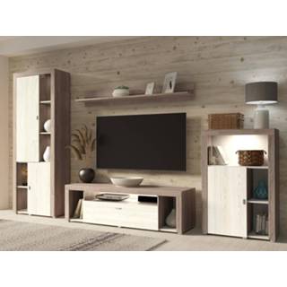 👉 Berk Tv-meubel set NILA 3 deuren 1 lade cibiu/sonoma truffel 5400551415639 5400943167276