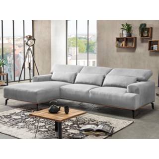 👉 Hoek bank stof zilver Converteerbare hoekbank FORMANA met longchair rechts 5400551418128