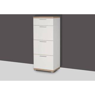 👉 Commode wit TOMI 4 lades sonoma/wit 4005949320307 5400551147882 5400943153620
