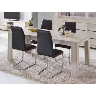 👉 Eettafel eik Eetkamertafel JOLINE rechthoekig 160 cm Andes zonder verlengstuk 5400551246882 5400943156119