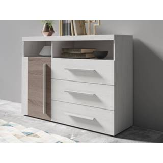 👉 Dressoir ROBB 1 deur 3 lades andersen pijnboom/sonoma truffel 5400551304780 5400943157789