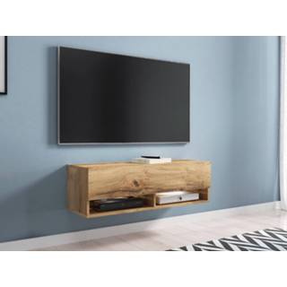 TV-meubel ACAPULCO 1 klapdeur 100 cm wotan eik zonder led