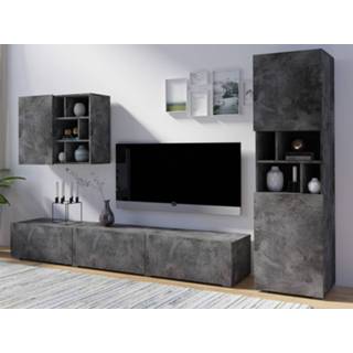 👉 Leisteen Tv-meubel set AKY 6 deuren kleurrijke 5400551402974 5400943167139