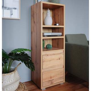 👉 Boeken kast gouden eik Boekenkast IMANO 2 lades 3 vakken 5400551405036 5400943133677