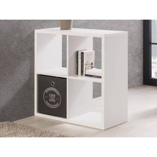 👉 Boeken kast wit Boekenkast MAXIM 4 vakken (72 cm) 5400551412591 5400943133721