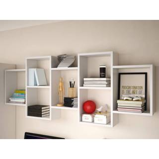 👉 Boekenkast wit SMART 7 opbergvakken 5400551307736 5400943133929