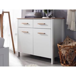 👉 Dressoir eik wit FARDO 2 deuren lades wit/eik sonoma 5400551317070 5400943129762