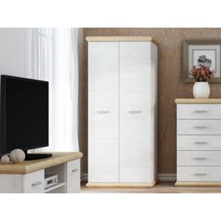 👉 Goudbruin wit Kast KORFA 2 deuren wit/goudbruin 5400551405401 5400943117493