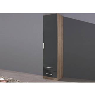 👉 Metaal grijs Kast ALBANO 1 deur 2 laden sanremo/metaal 5400551233905 5400943118889