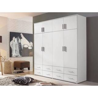 👉 Spiegel wit Kast KEMMEL 8 deuren en lades zonder 5400551279484 5400943120974