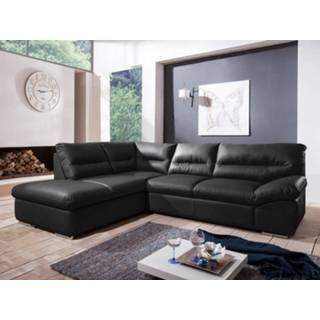 👉 Hoek bank zwart Converteerbare hoekbank WINNER met longchair links eco-leder 5400551402370 5400943128291