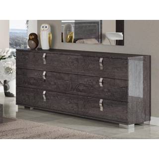 👉 Commode berk grijze SAROU 6 lades gelakt 5400551412263 5400943130805