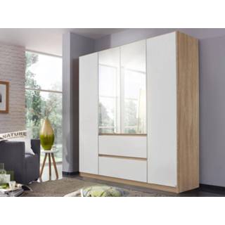 👉 Spiegel eik wit Kast MALIS 4 deuren 2 lades alpine wit/sonoma met 5400551403766 5400943117950
