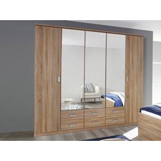 👉 Eik Kast GANZA 5 deuren 6 lades sonoma 5400551401762 5400943119961