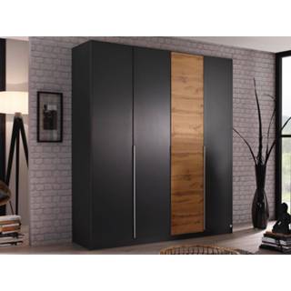 👉 Metaal eik grijs Kast BELLO 4 deuren grijs/wotan 5400551416285 5400943120141