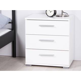 👉 Nachtkastje wit ELODIE 3 lades 5400551377265 5400943127201