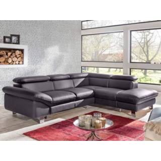 👉 Hoek bank zwart Converteerbare hoekbank DODGE met longchair rechts eco-leder 5400551272492 5400943128130