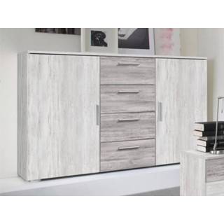 👉 Commode VERO 2 deuren en 4 lades arctische pijnboom 5400551408273 5400943130621