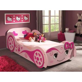 👉 Roze Bed LOVE CAR 90x200 cm 5400551071736 5400943137293