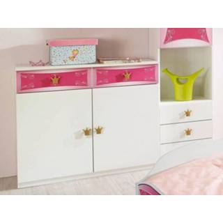 👉 Commode wit roze PIPA 2 deuren wit/roze 4038283014250 5400551113320 5400943139853