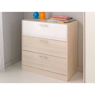 Commode wit CARL 3 lades gerookte acacia/wit 5400551167897 5400943139877