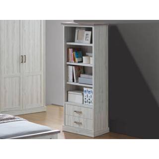 👉 Boeken kast eik Boekenkast ELANO 2 lades lichte eik/sonoma 5400551293190 5400943139693