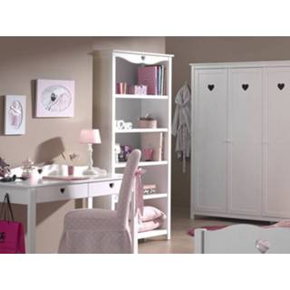 👉 Boeken kast wit Boekenkast AMORA 5 vakken 5400551152619 5400943139723