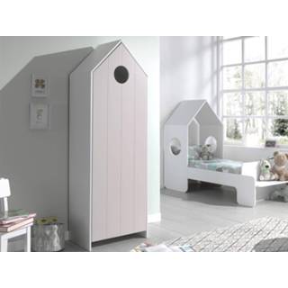 Wit roze Kast CASAWI 1 deur wit/roze 5400551361509 5400943138344