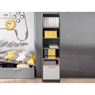 👉 Grijs wit Bibliotheek PIKA 1 lade wit/lichtgrijs 5400551322081 5400943139761