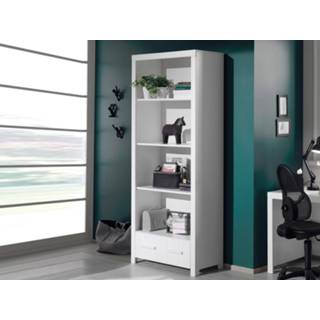 👉 Boeken kast wit Boekenkast RIKKIE 1 lade 5400551267320 5400943139808