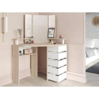 👉 Commode eik wit met spiegel VOLGA jackson eik/wit 5400551289162 5400943140668