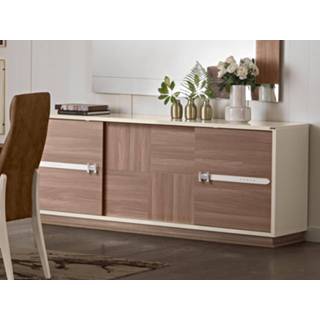 👉 Dressoir EVEREST DELUXE 3 deuren ivoor/walnoot 5400551409508 5400943173710