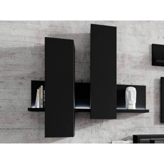 👉 Zwart Muurkast BOTSWANA 2 deuren mat 5400551423108 5400943176360