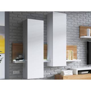 👉 Wit eikenhout Muurkast BOTSWANA 2 deuren wit/grandson 5400551273666 5400943176377