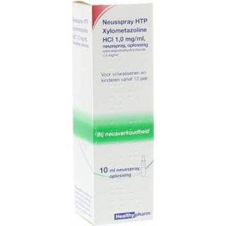 Neusspray Healthypharm xylometazoline 1.0% 10 ml 8714632018747