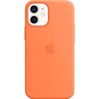 👉 Silicon silicone oranje Apple MagSafe Case iPhone 12 Mini kumquat 194252168578