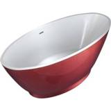 👉 Vrijstaand bad acryl rood Best Design Color Redpool 178x78x61cm 4005070 8719323062191