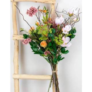 👉 Boeket active roze oranje DIY-Pakket Roze/ H 80 cm 7442954883828