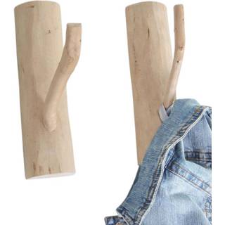 👉 Kapstok houten active Haak Brocant 25 cm