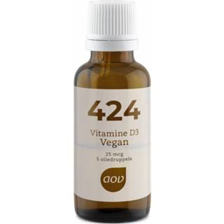 👉 Vitamine gezondheid AOV 424 D3 Vegan 25mcg Druppels 8715687604244