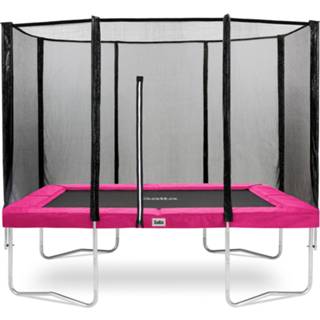 👉 Salta Combo Trampoline met Veiligheidsnet - 153 x 214 cm - Roze