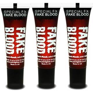 👉 Schmink volwassenen Set van 3x stuks nep bloed schmink/make up tube 13 ml